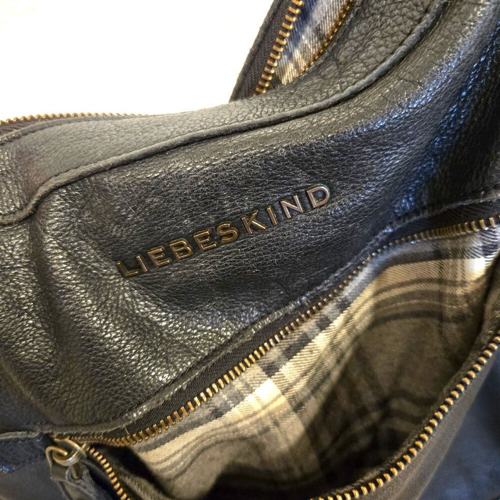 Liebeskind large leather messenger bag - Picture 2 of 4